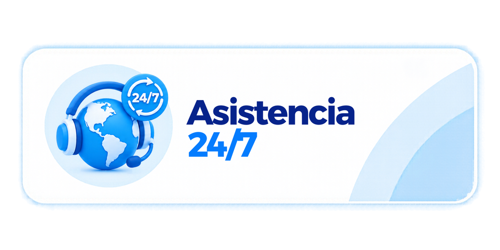 Asistencia al viajero disponible las 24 horas
